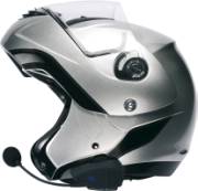 vista del Albrecht Rider su casco aperto o jet