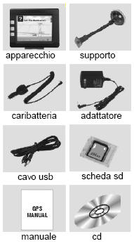 nella confezione del I-GO GPS 350 p